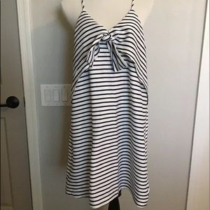 Anthropologie Maeve sleeveless striped dress. Lg.